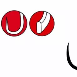 Gamakatsu Power Carp Flatted Eye Barbless