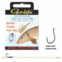 Gamakatsu Barbel Feeder Hair Rig WGS Braided