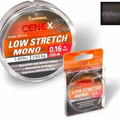 Browning Ø 0,16mm Cenex Low Stretch Mono L: 150m 2,65kg / 5,80lbs Zwart