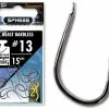 Browning#8 Sphere Beast Barbless Hook Met Bled #8 Zwart Nikkel -Exporteren Hengels winkel 4610