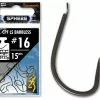 Browning#12 Sphere CPF LS Barbless Hook Met Bled #12 Zwart Nikkel -Exporteren Hengels winkel 4612 1