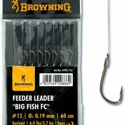 Browning #12 Feeder Leader Big Fish FC Brons 2,7kg / 6,0lbs Onderlijnl.: 60cm