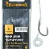 Browning #10 Feeder Leader Method Power Pellet Band Brons 12lbs / 5,00kg Onderlijnl.: 10cm -Exporteren Hengels winkel 4708012 scaled 1