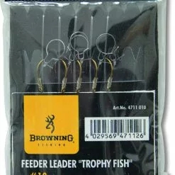 Browning #12 Feeder Trophy Fish Onderlijn Brons 12lbs / 5,6kg Onderlijnl.: 75cm -Exporteren Hengels winkel 4711 D1 2