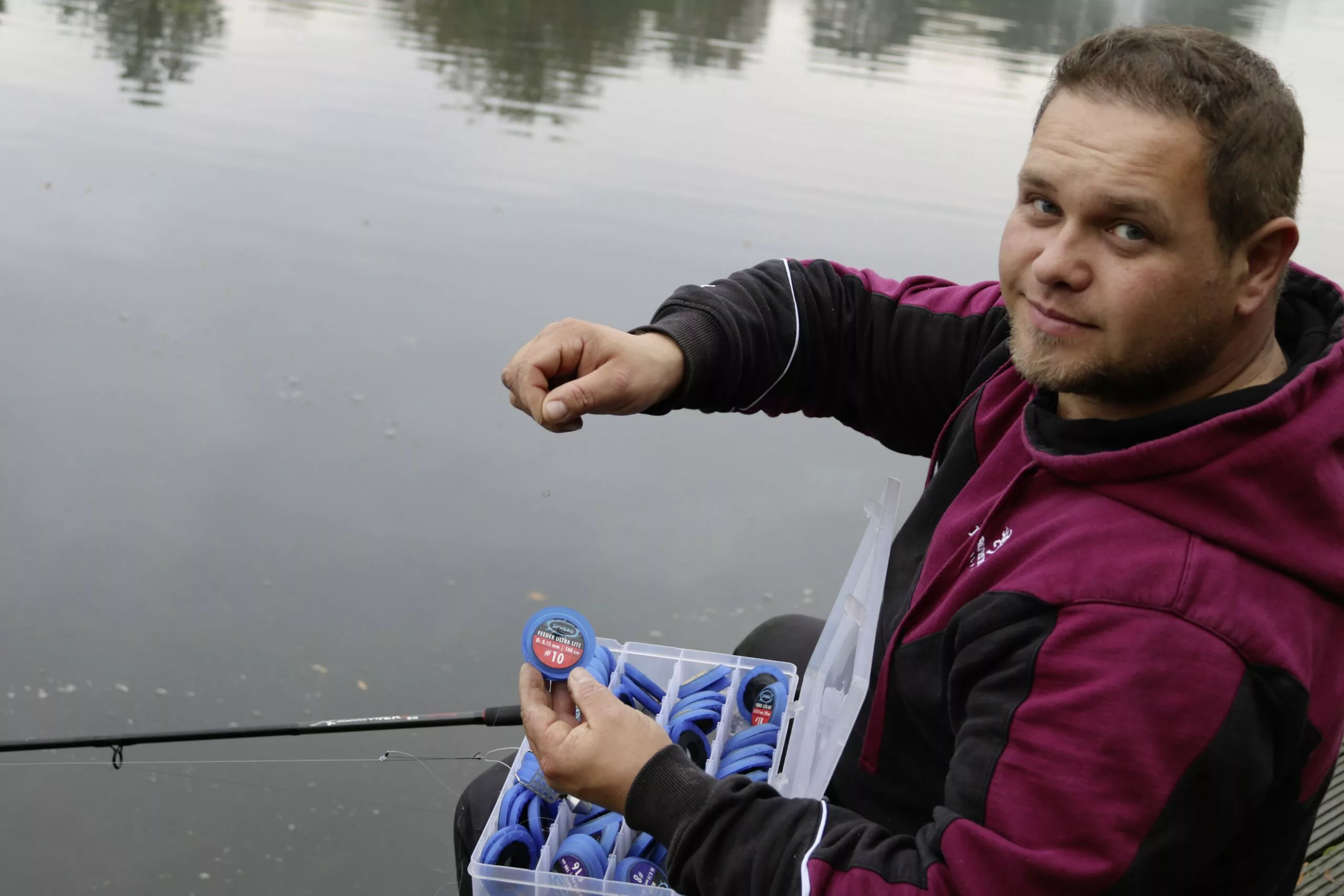 Browning#10-0.14mm Sphere Feeder Ultra Lite #10 Zwart Nikkel Ø 0,14mm 6 Browning#10-0.14mm Sphere Feeder Ultra Lite #10 Zwart Nikkel Ø 0,14mm - Afbeelding 4